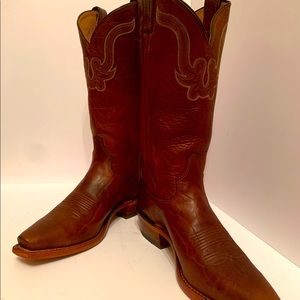 Tony Lama Bison Leather Boots